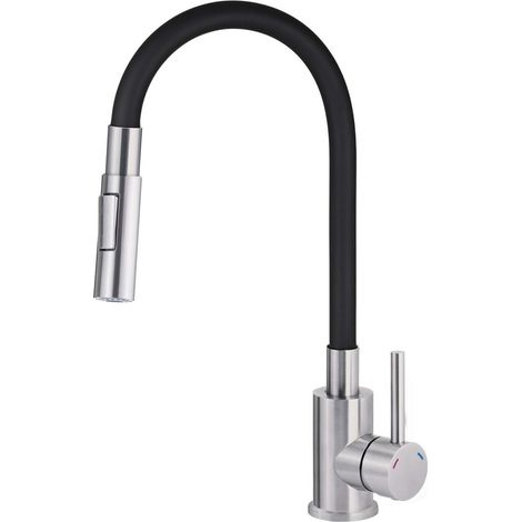 Neo Rubinetto da cucina scandinavo in acciaio elegante