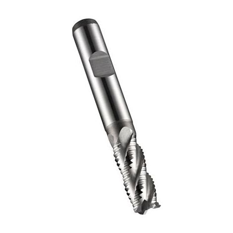 Fraise à arbre C407 DIN 844 K D.9mm Lame de coupe - L.19mm HSS-E-PM Blank 35° Z.4 (1/4)
