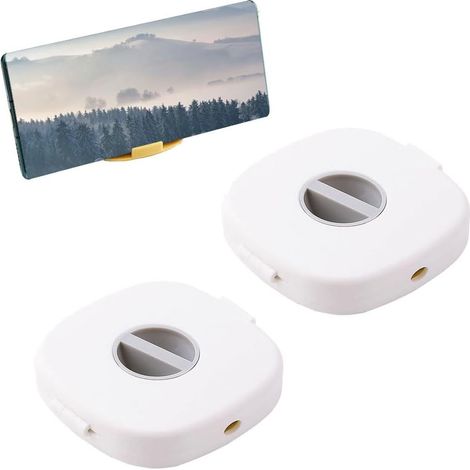 enrouleurs de câbles, attaches de câbles, supports de câbles, portables, enrouleurs pour câbles USB, câbles d'écouteurs, câbles de données, blancs (1/5)