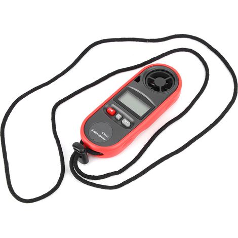 GT8163 Anémomètre Numérique LCD Portable avec Capteur de Vitesse du Vent, Thermomètre Numérique de Température (1/5)