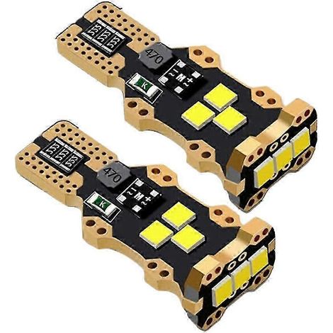 2 ampoules LED de recul 921 912 W16W 904 906 916 T15 sans erreur Canbus 6000K Xénon Super js (1/5)
