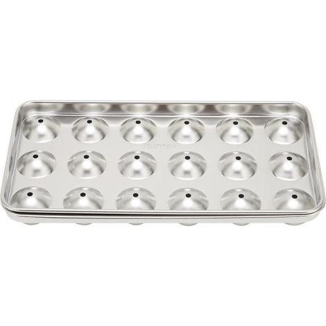 Moule à glace Bac à Glaons Rond - Acier Inoxydable 304 - Non toxique - Haute qualité