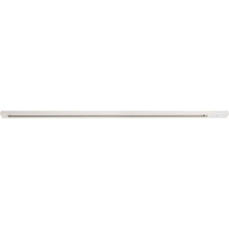 Rail électrique monophasé apparent blanc 2 m avec alimentation et bouchon v2.0 Milagro (1/5)