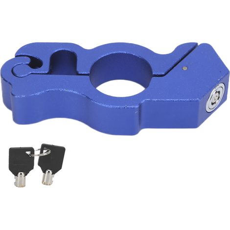 Poignée Guidon Moto Antivol Sécurité Verrouillage Protection Universelle avec 2 Clés (1/5)