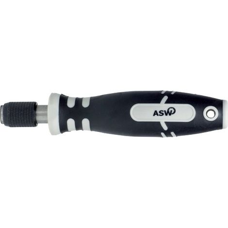 ASW -  PORTAPUNTAS MANUAL 1/4" CON MANGO BICOMPONENTE 130 mm. CAMBIO RAPIDO. MAGNETICO