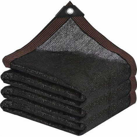 Filet D'Ombrage 8 Broches Ombrage 85% Renforce éPaissir Voile Ombrage, Serres Filet Coupe-Vent avec Oeillets,pour La Couverture VéGéTale/Serre/Jardin/Pergola(4x5m/13.12x16.4ft) (1/4)