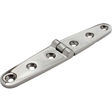 Bisagras de muebles pulidas a espejo, bisagras de puerta de acero inoxidable para barcos marinos SUS316 152.5mm 28mm 2 piezas (1/5)