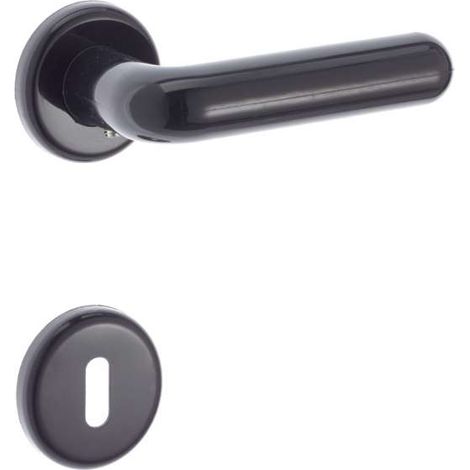 Maniglia Nylon nero con rosette