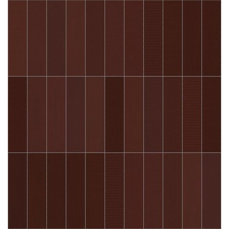 Carrelage Zellige Paris rouge Brillant 8x31.5 cm