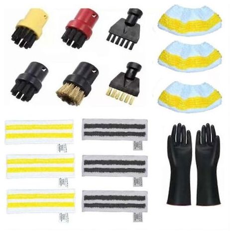 Pièce de rechange pour nettoyeur vapeur Kärcher SC1 SC2 SC3 SC4 SC5 SC7 : buse, brosse, chiffon de nettoyage, etc.