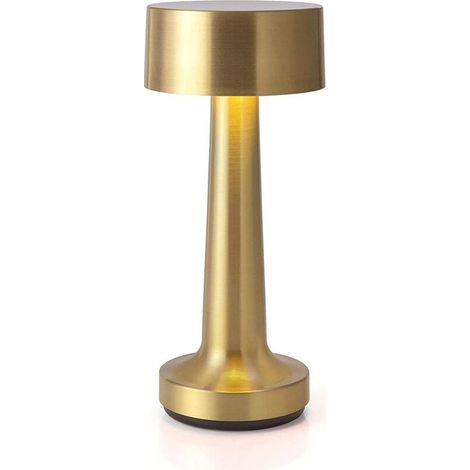 Lampe de table tactile portable 3W LED – Lumière chaude 3000K – Batterie rechargeable 1800 mAh – Design en métal pour chevet et café – Devenirriche (1/5)