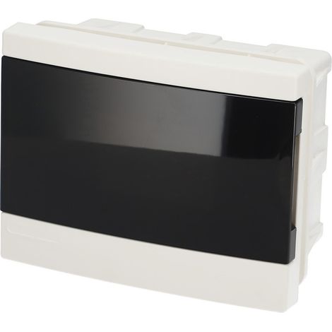 Tableau électrique encastré 6 modules (1x6) blanc porte fumée EDO777839 EDO Technic