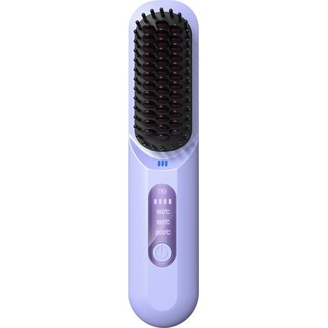 Brosse Lissante Ionique Sans Fil Portable pour la Maison (1/4)