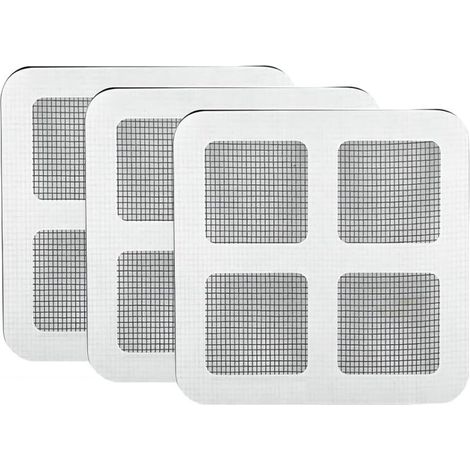 10er-Pack Fliegengitter-Flicken, Moskitonetz-Reparaturflicken, für Löcher und Risse, 10 x 10 cm (1/4)