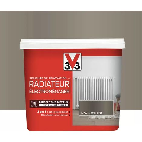 Peinture De Rénovation V33 Radiateur Électroménager Inox 0,75 L (1/3)