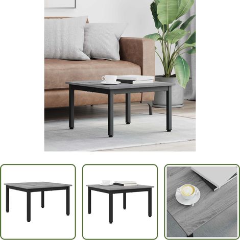 Table basse bois d'ingénierie - Table basse Gris Sonoma 60 x 60 x 36 cm Bois d'ingénierie (1/5)