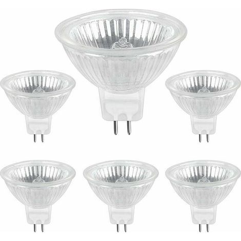 Ampoule Halogene GU5.3 35W 12V, Ampoule Spot Halogène MR16, pack de 6, (1/5)