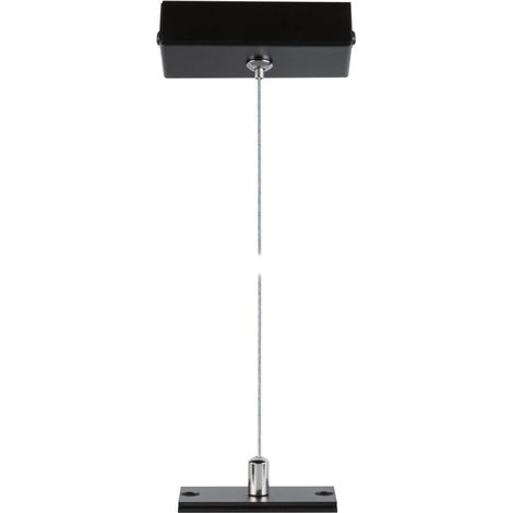 Paulmann Seilabhängung für Lichtleiste Linion 0,1-1,5 m Metall schwarz