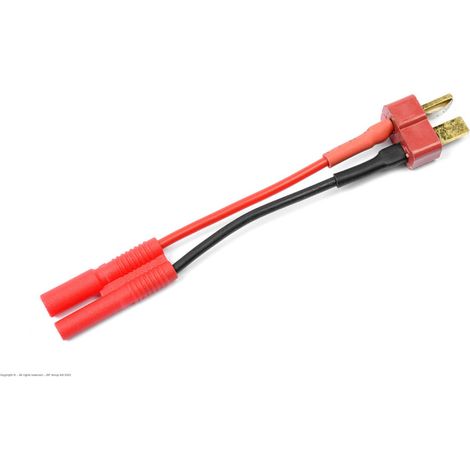 Revtec - Power Adapter Lead - Deans Socket 2mm Gold Connector - 14AWG Silicone Wire - 1 pc