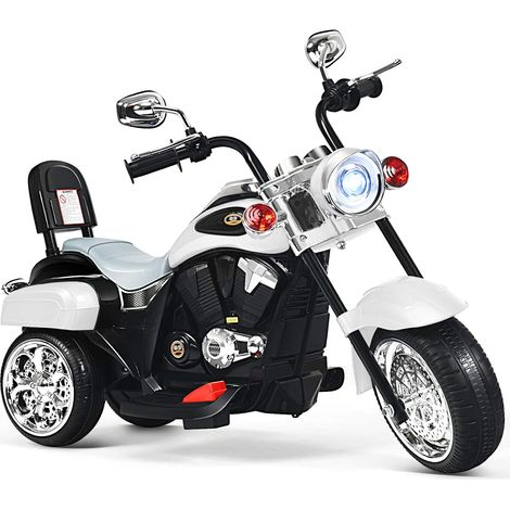 Goplus – Moto électrique 6V pour enfants – 3 roues – Vitesse 2,5-3 km/h – Charge 30 kg – Dimensions 91 x 48 x 64 cm – Écologique et durable (1/5)