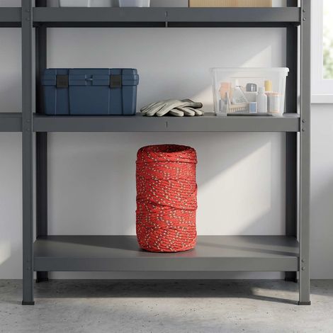 vidaXL Cuerda multiusos 3 mm 25 m Rojo PP 67,5 kg Carga máx. (1/3)