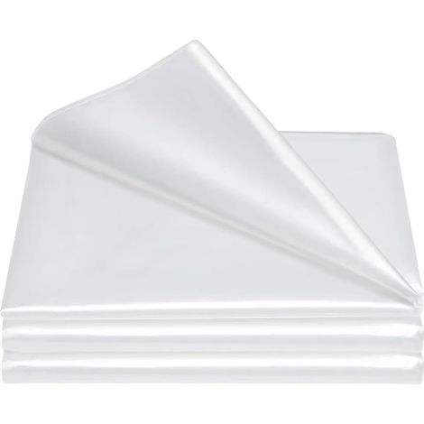 Garvee Telo trasparente per serre anti-UV e impermeabile - Copertura polietilene resistente, protezione piante, isolamento e anti-polvere - Durata 2 anni - Per polytunnel e orticoltura - Misura 8x9,8m (1/5)