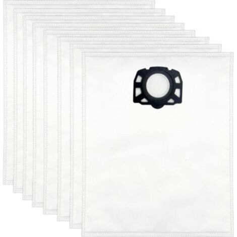 8 sacs à poussière en non-tissé compatibles avec Karcher WD4 WD5 WD6 MV4 MV5 MV6 KWD 1 KWD2 Aspirateur humide et sec WD5P, WD6P Premium Part 2.863-006.0 (1/5)