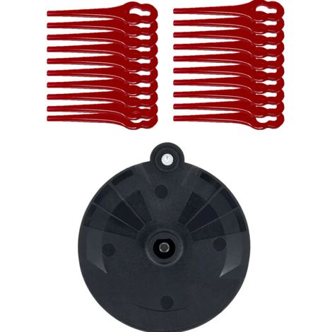 Lame en plastique pour tondeuse à gazon, compatible avec Ferrex Aldi Far 20-I, lames de rechange Ferrex