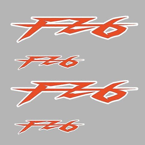 Autocollant pour moto Yamaha FZ6 : jantes, carénage, casque, protection de réservoir. Film adhésif pour moto FZ6. (1/5)