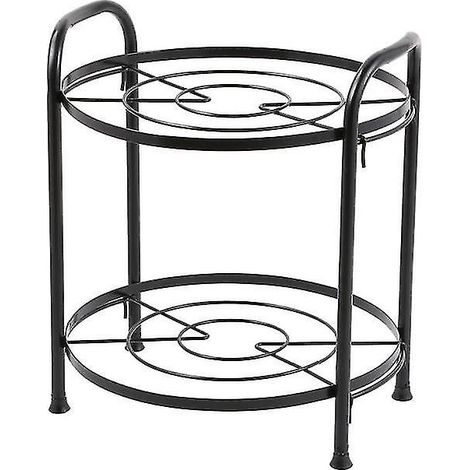 2 couches Organisateur de cuisine Pots Rangement Rack Planche à découpe Support Ustensiles de cuisine Pan Shelf (1/2)