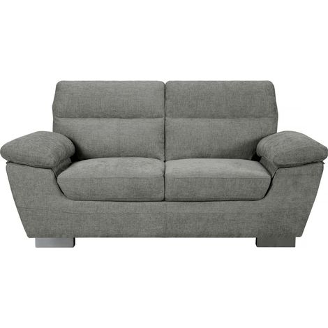 Stoffsofa "Dallas" - 169 x 88 x 90 cm - 2-Sitzer - Grau
