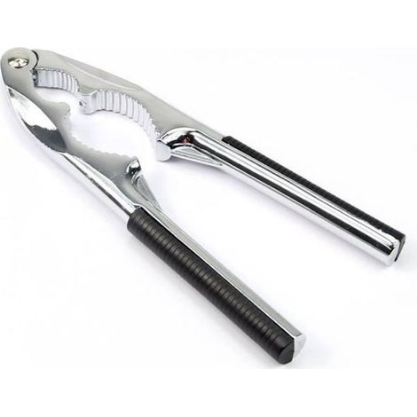 Breakage-nut in alloy of zinc pliers of nut d'poignee non-slip Tool of kitchen black (1/4)