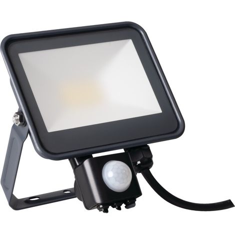 Proyector LED 20W - Detector de movimiento - 2300lm - IP44 - Negro - Kanlux (1/5)