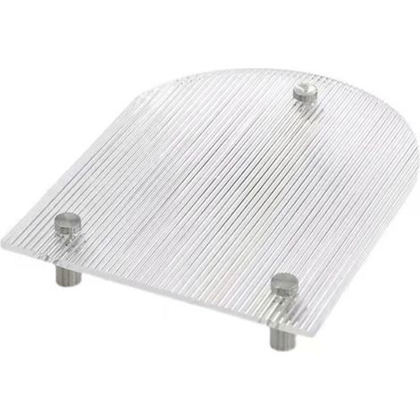 Clear Vanity Tray Transparent Acrylic Simple Modern Style Widely Used Coffee Table Tray for Family Office Cafe Bar U Shape 26x20x3.5cm