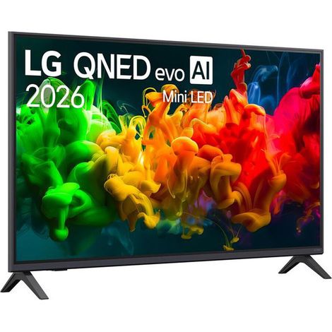 LG Smart TV 43" MiniLED QNED EVO 4K AI 43QNED80B6B Charcoal Black