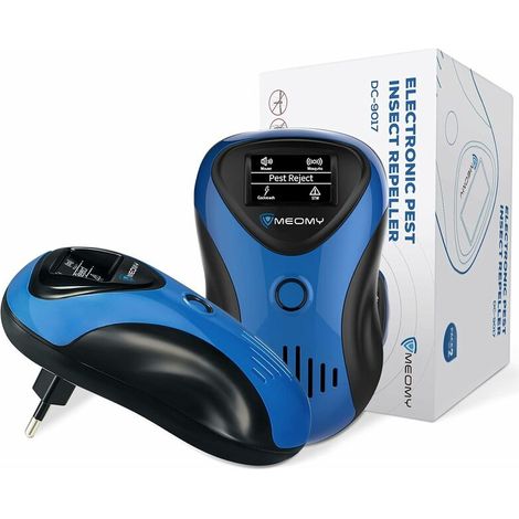 Ultrasonic Mouse, Ultrasonic Mosquito Repellent, 4 Ultrasonic Modes Mice and Rats, Cockroaches, Mosquitoes, 100% Harmless to Pets and Humans - 2 Packs (1/5)