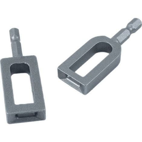 Irovami Pince sertir fils 2 pièces – Hexagonale 6mm – Idéal pour bâtiment, clôture, connecteurs (1/5)