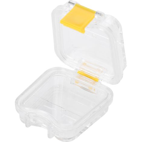 Coffret professionnel pour prothèses dentaires, boîte de rangement pour fausses dents avec film protecteur, étui à dents. (1/5)