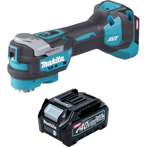 Makita TM 001 GD1 Herramienta multifunción sin cable 40 V máx. Starlock Max Brushless + 1x batería recargable 2,5 Ah - sin cargador