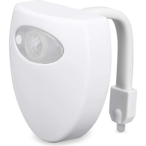 LED toilet light with color-changing sensor, 16 colors, waterproof and battery operated (1/5)