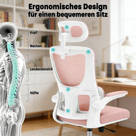 Fauteuil de bureau moderne confortable, chaise ergonomique à roulettes, dossier haut pour conférence, siège respirant pour ordinateur (lot uniquement chaises de bureau) (1/5)