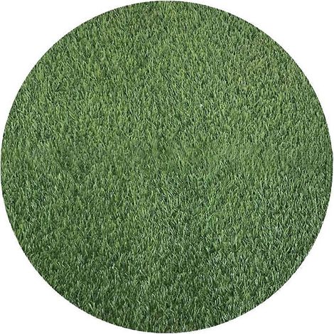 Tapis de gazon artificiel vert, dalles de gazon synthétique, set de table rond, tapis de gazon artificiel multi-usages (1/5)