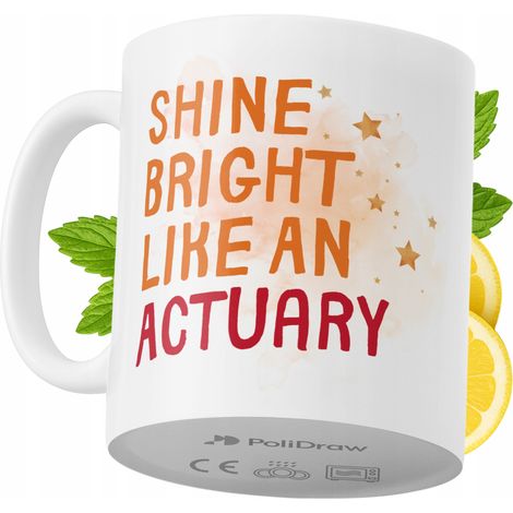 Mug humoristique pour actuaire, avec texte amusant et design graphique, idéal pour les anniversaires, les fêtes et les jours fériés. Mug premium pour occasions spéciales, à la maison ou au bureau. Bla