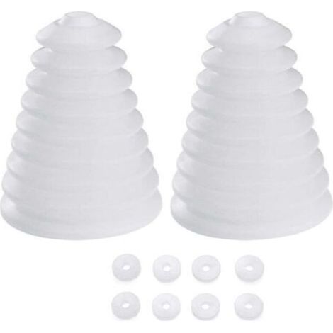 Couvercle Anti Poussière pour Outil électrique 2 PCS Drill Dust Collector Rubber Dust Cover Forage Collecteur de Poussière Accessoire pour Antipoussière Perceuse Electric Drill Power Tool 8Accessorie