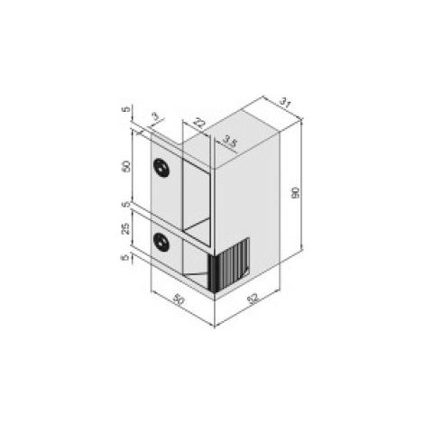 Gâche électrique en applique gauche tirante - aluminium pour serrures horizontales - MÉTALUX (1/9)