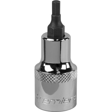 Sealey SBH016 Premier Hex Socket Bit 1/2""Sq Drive 4mm