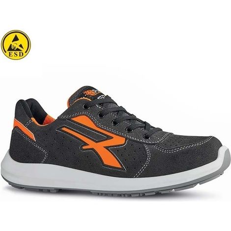 Scarpa antinfortunistica SIRIO S1P bassa camoscio grigio - U-Power 40 (1/6)
