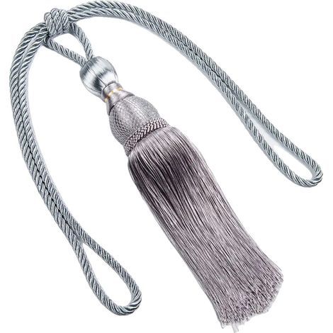 Fili per tende, design elegante, facile installazione, grigio (1/2)