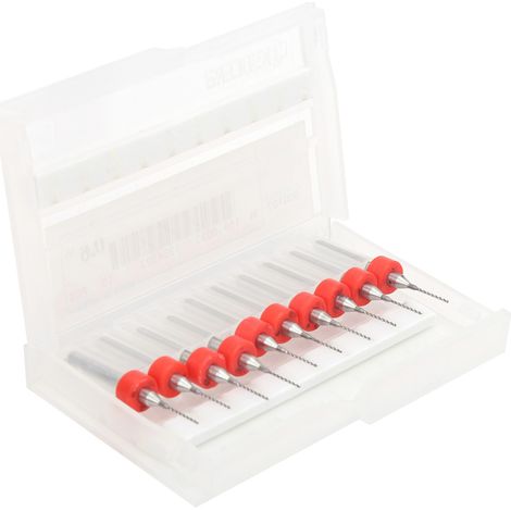 Lot de 10 forets de nettoyage pour buses d'imprimante 3D, accessoires dimensionnels, diamètre 0,6mm (1/5)