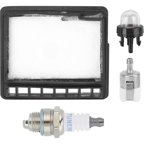 Ensemble d'ampoules d'amorce de bougie d'allumage de filtre à Air de trononneuse pour Echo CS3000 CS-3450 CS340 (1/4)